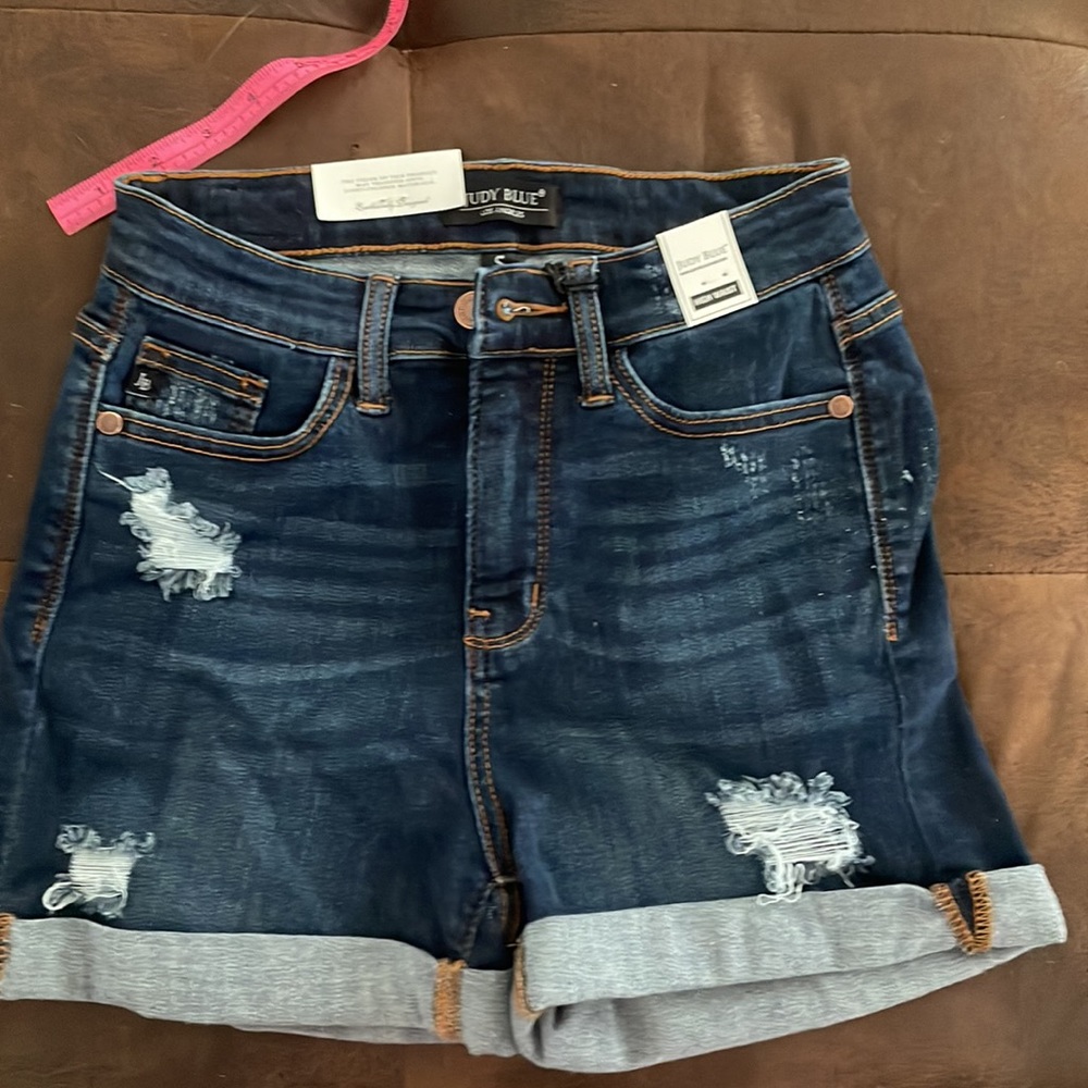 Denim shorts